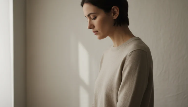 Terapeuta integrativo em ambiente de trabalho, representando o cansaço silencioso de sustentar ética no mercado holístico