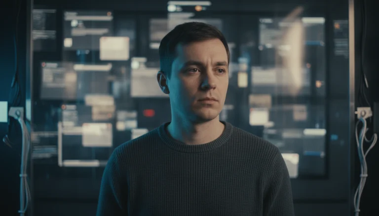 Imagem sóbria, com contraste entre excesso visual e silêncio. Nada místico, nada chamativo. Sensação de saturação, não de magia.