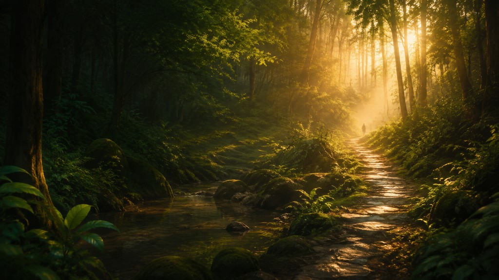 Caminho na floresta, metáfora de diferentes caminhos integrativos