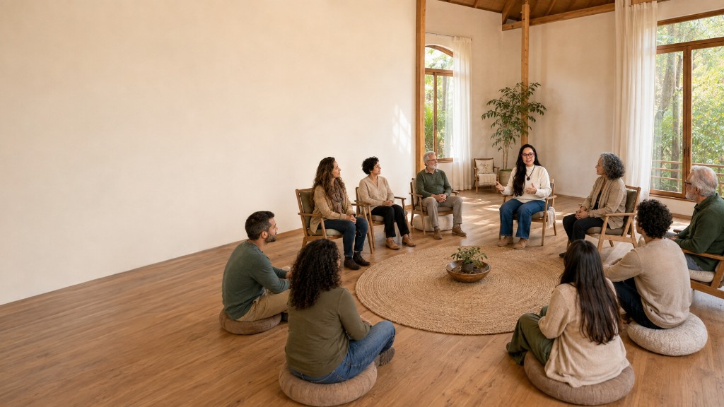 Encontro humano de acolhimento no Instituto Hanah